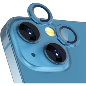 CRISTAL TEMPLADO CAMARA INDIVIDUAL IPHONE 12 PRO MAX / IPHONE 13 / 13 MINI – AZUL