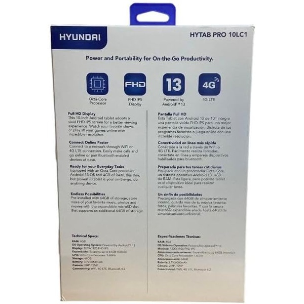 TABLET HYUNDAI - HYTAB PRO 10LC1 - Imagen 2
