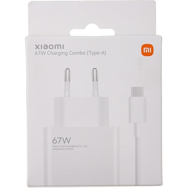 CARGADOR RED XIAOMI – TIPO.C+USB MDY-12-EH  67W