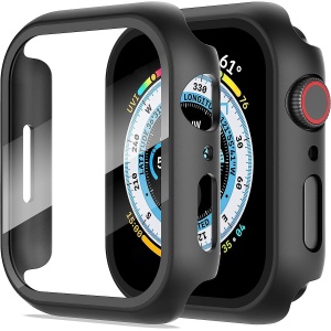 FUNDA APPEL WATCH CRISTAL TEMPLADO 42MM - NEGRO