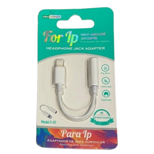 ADAPTADOR NEW SCIENCE – LIGHTNING+JACK AUDIO