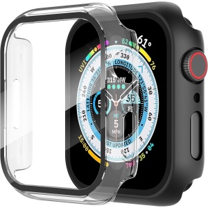FUNDA APPEL WATCH CRISTAL TEMPLADO 45MM -TRANSPARENTE