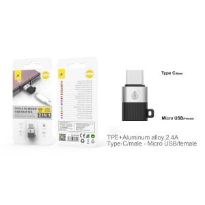 ADAPTADOR - TIPO C  A  MICRO USB