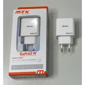 CARGADOR RED USB-C + USB 65W