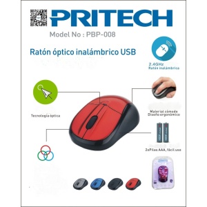 RATÓN ÓPTICO PRITECH – INALAMBRICO