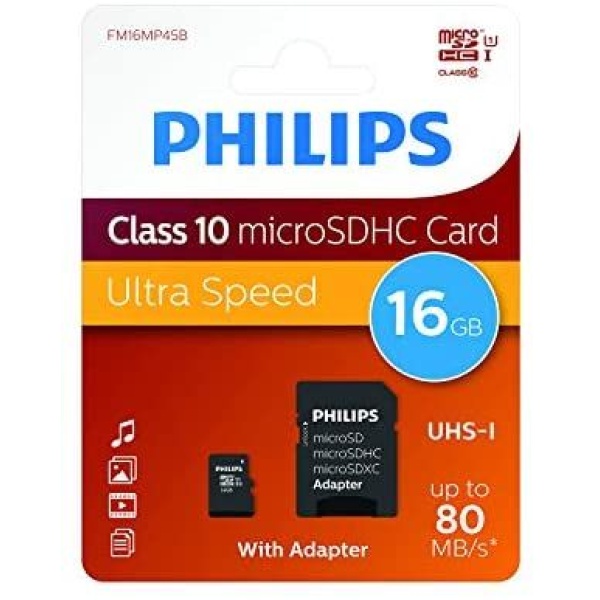 TARJETA PHILIPS- MICRO SD 16GB