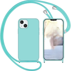 CARCASA  IPHONE 13/14 - CASE COLGANTE CELESTE