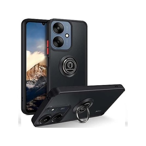 CARCASA REDMI 13C 4G-5G / POCO C65  - SOPORTE NEGRO