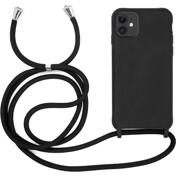 CARCASA IPHONE 11- CASE COLGANTE NEGRO
