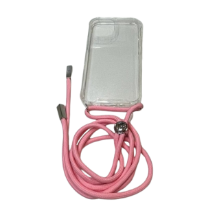 CARCASA IPHONE 13 MINI - TRANSPARENTE COLGANTE