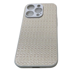 CARCASA IPHONE 14 PRO - BLANCA DIBUJO CUADRITOS