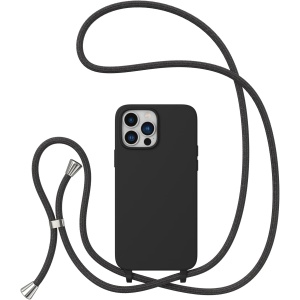 CARCASA IPHONE 14 PRO - CASE COLGANTE NEGRO