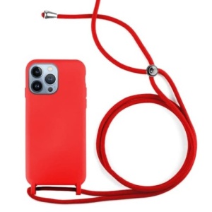 CARCASA IPHONE 14 PRO - CASE COLGANTE ROJO
