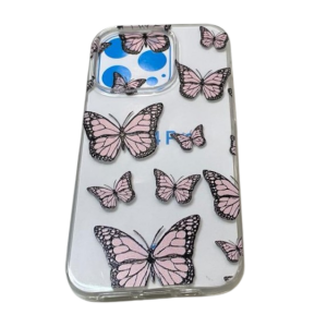 CARCASA IPHONE 14 PRO - DIBUJO MARIPOSAS