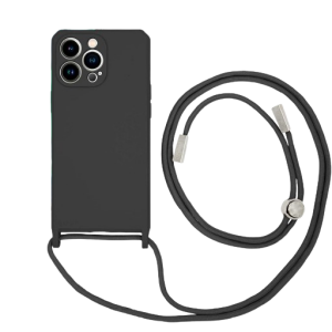CARCASA IPHONE 14 PRO MAX - CASE COLGANTE NEGRO