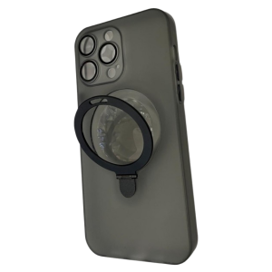 CARCASA IPHONE 14 PRO MAX - MAGNETICA SOPORTE GRIS