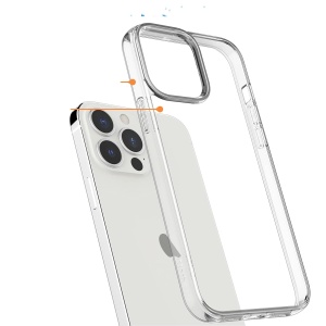 FUNDA IPHONE 14 PRO MAX - SILICONA TRANSPARENTE