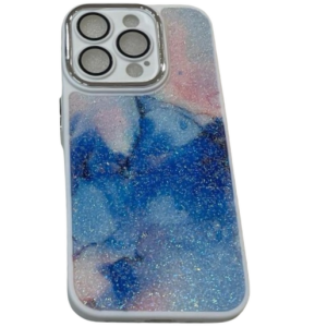 CARCASA IPHONE 15 PRO - BRILLOS AZULES