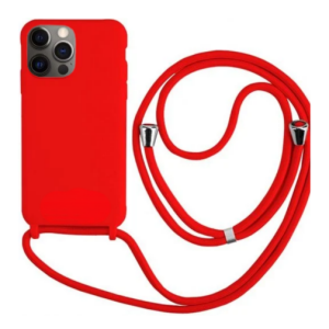 CARCASA IPHONE 15 PRO MAX - CASE COLGANTE ROJO