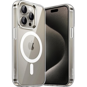 CARCASA IPHONE 15 PRO MAX - MAGNETICA TRANSPARENTE