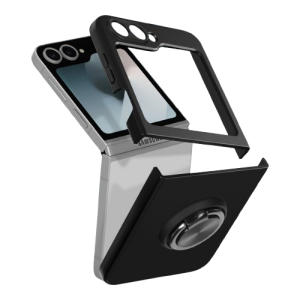 CARCASA SAMSUNG Z FLIP 5 – SOPORTE NEGRO