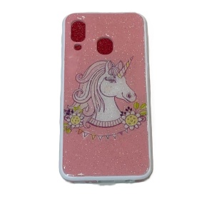 CARCASA SAMSUNG A40 - BRILLO UNICORNIO