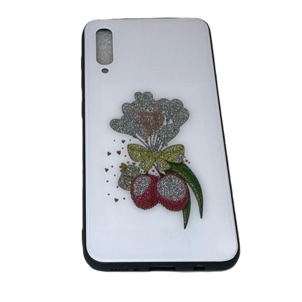 CARCASA SAMSUNG A50 / A30s - DIBUJO BRILLO CORAZON
