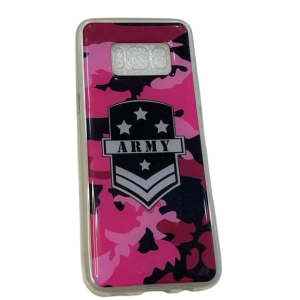 CARCASA SAMSUNG S8 - DIBUJO ARMY ROSA