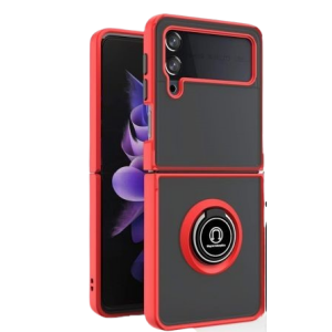 CARCASA SAMSUNG Z FLIP 4 - SOPORTE ROJO
