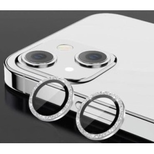 CRISTAL TEMPLADO CAMARA INDIVIDUAL – IPHONE 11 / 12 / 12 MINI BRILLO PLATA