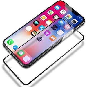 CRISTAL TEMPLADO IPHONE 11 PRO MAX TRANSPARENTE-NEGRO