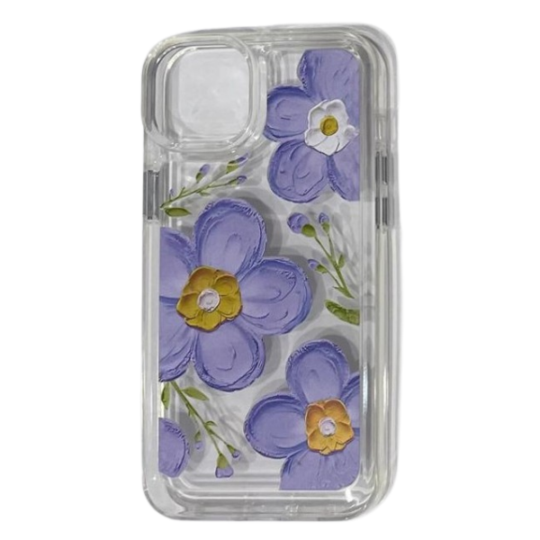 CARCASA IPHONE 14 PLUS - DIBUJO FLORES