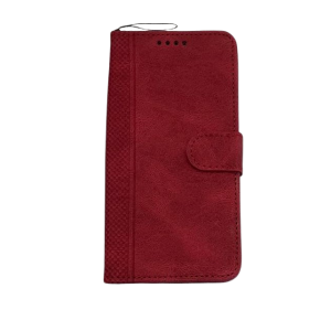 LIBRO IPHONE 11 - PIEL ROJO