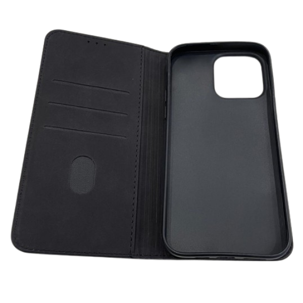 LIBRO IPHONE 14 PRO MAX - PIEL NEGRA - Imagen 2