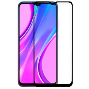 CRISTAL TEMPLADO REDMI NOTE 9S/9P - TRANSPARENTE-NEGRO