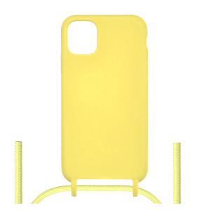 CARCASA IPHONE 12 PRO MAX - CASE COLGANTE AMARILLO