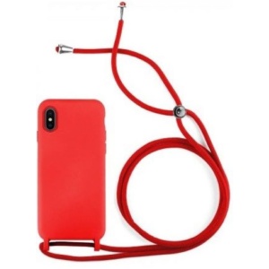 CARCASA IPHONE X/XS - CASE COLGANTE ROJA