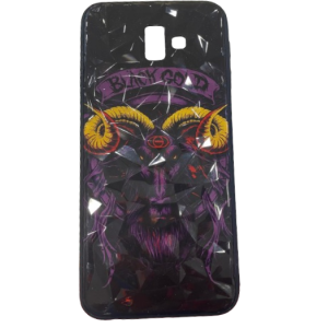 CARCASA SAMSUNG J6 PLUS- DIBUJO BLACK GOLD