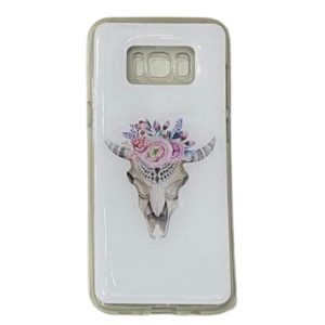CARCASA SAMSUNG S8 PLUS - DIBUJO CABEZA TORO FLORES