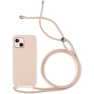 CARCASA IPHONE 15 PLUS - CASE COLGANTE BEIG