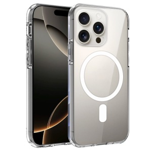 CARCASA IPHONE 16 PRO - MAGNETICA TRANSPARENTE