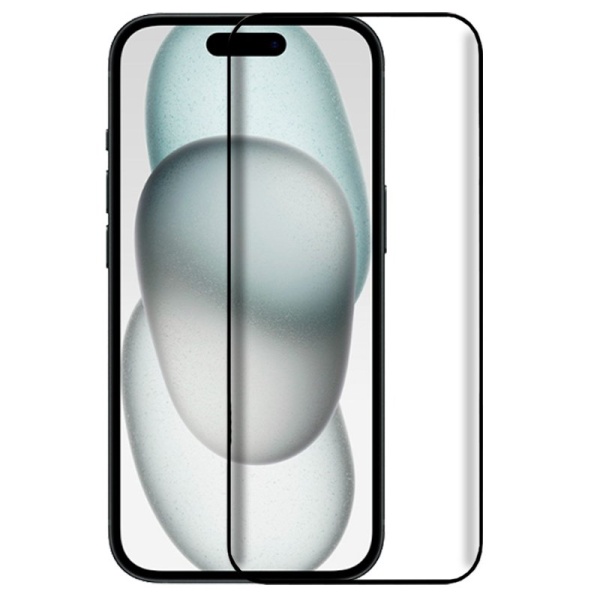 CRISTAL TEMPLADO – IPHONE 16 PLUS CONTORNO NEGRO