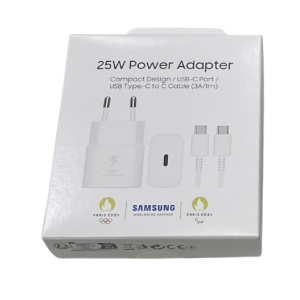 CARGADOR RED SAMSUNG – TIPO.C+TIPO.C  EP-T2510 25W
