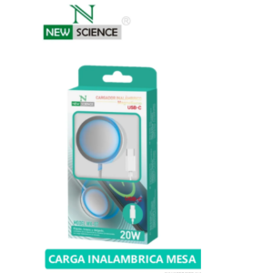 CARGADOR INALAMBRICO NEW SCIENCIE – 20W  WX-07