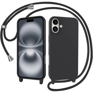 CARCASA IPHONE 16 – CASE COLGANTE NEGRO